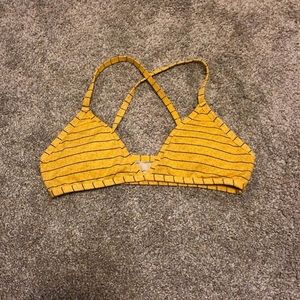 Yellow stripped bralette (SOLD)